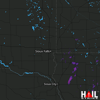Hail Map Cherokee, IA 06-14-2018