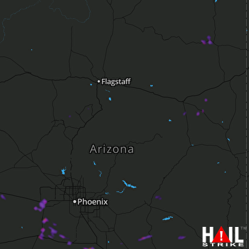 Hail Map Buckeye, AZ 09-16-2019