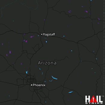 Hail Map FLAGSTAFF 07-20-2017