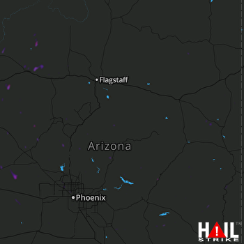 Hail Map FLAGSTAFF 07-11-2018