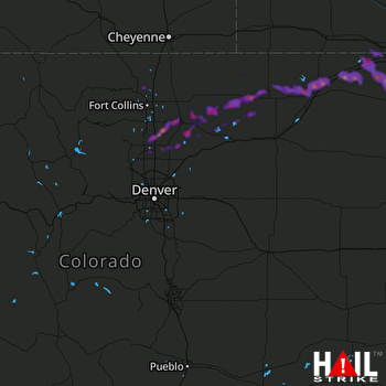 Hail Map Longmont, CO 09-12-2019