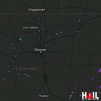 Hail Map Burlington, CO 05-09-2017