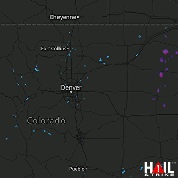 Hail Map Yuma, CO 07-18-2017