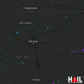 Hail Map Flagler, CO 08-14-2017
