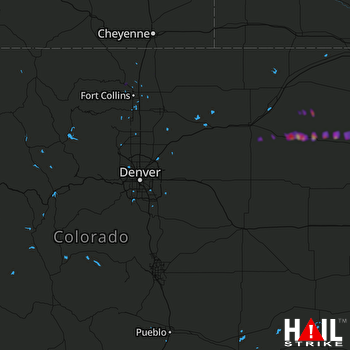 Hail Map Yuma, CO 05-01-2018