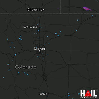 Hail Map Sidney, NE 08-04-2018