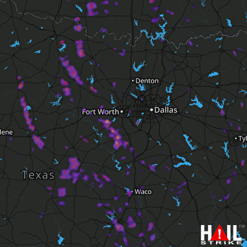 Hail Map Waco, TX 04-29-2020