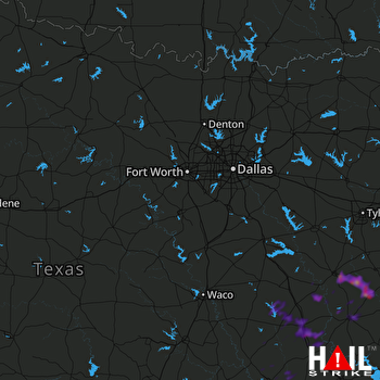 Hail Map DALLAS/FTW 11-11-2021