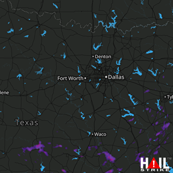 Hail Map Belton, TX 05-28-2017