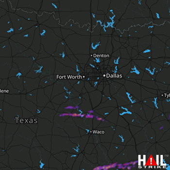 Hail Map Cedar Park, TX 03-18-2018