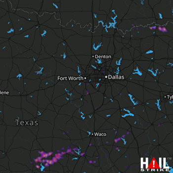 Hail Map Temple, TX 04-03-2018