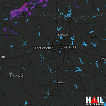 Hail Map Iowa Park, TX 05-20-2018