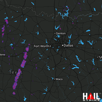 Hail Map Stephenville, TX 05-26-2018