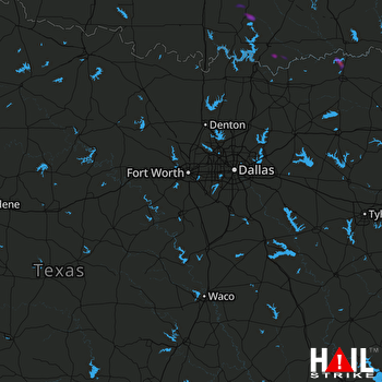 Hail Map Mill Creek, OK 05-30-2018