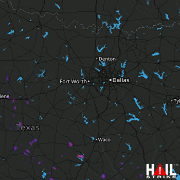 Hail Map Round Rock, TX 06-04-2018