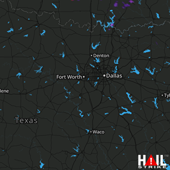 Hail Map Atoka, OK 06-23-2018