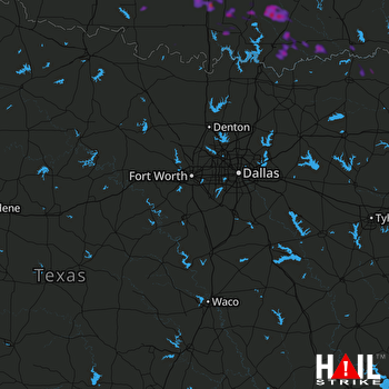 Hail Map Tishomingo, OK 06-24-2018