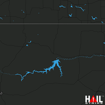 Hail Map GLASGOW 07-03-2020