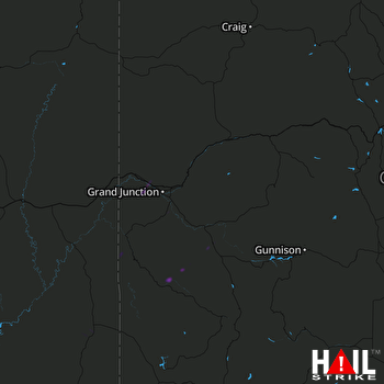 Hail Map Fruita, CO 09-11-2019