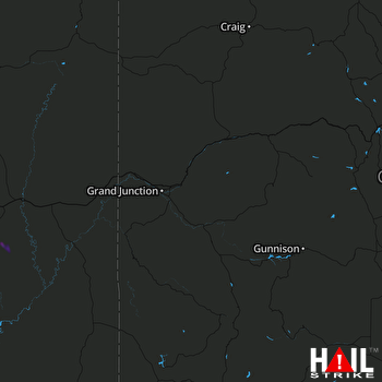 Hail Map GRAND JUNCT 09-28-2019