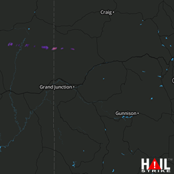 Hail Map GRAND JUNCT 10-01-2017