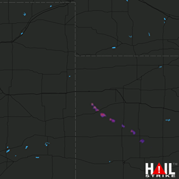 Hail Map GOODLAND 03-22-2020