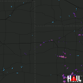 Hail Map Hays, KS 05-25-2020