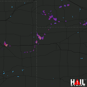 Hail Map Imperial, NE 06-02-2020