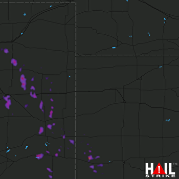Hail Map Limon, CO 07-03-2020
