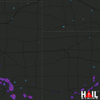 Hail Map Jetmore, KS 07-15-2020