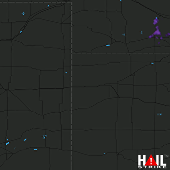 Hail Map Elwood, NE 09-17-2021