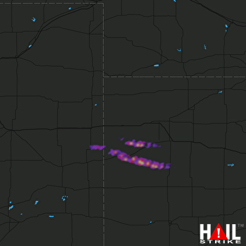 Hail Map Sharon Springs, KS 04-20-2017