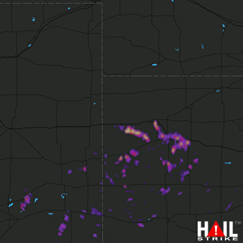 Hail Map Lamar, CO 05-11-2017