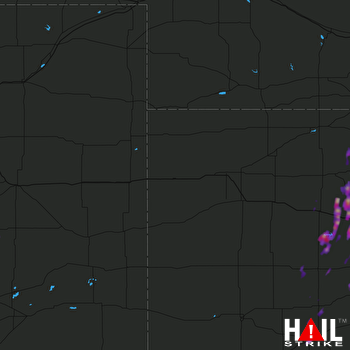 Hail Map Ellis, KS 05-18-2017