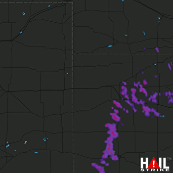 Hail Map Ulysses, KS 06-20-2017