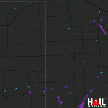 Hail Map Sublette, KS 06-21-2017