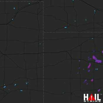 Hail Map GOODLAND 07-22-2017
