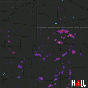 Hail Map Hays, KS 05-19-2018