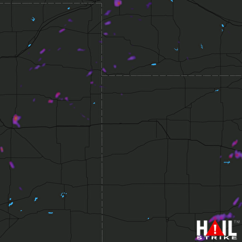 Hail Map Hays, KS 05-29-2018