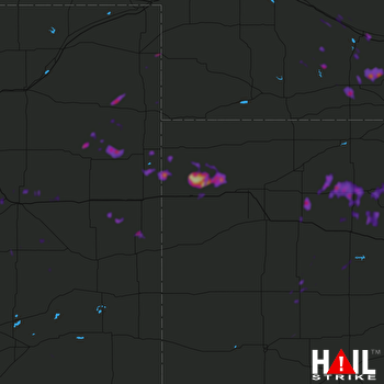 Hail Map Hoxie, KS 06-30-2018