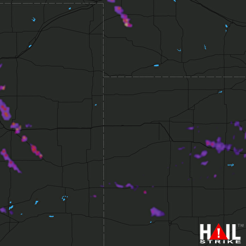 Hail Map Wakeeney, KS 08-07-2018