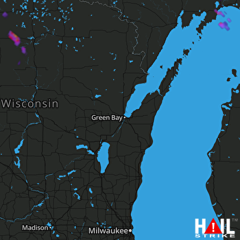 Hail Map GREEN BAY 06-11-2021