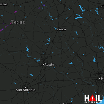 Hail Map KILLEEN 03-18-2020