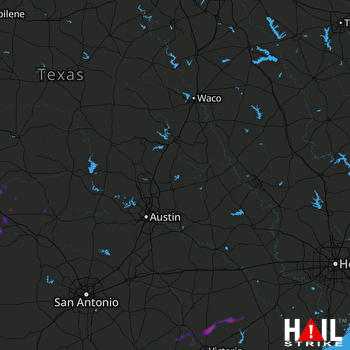 Hail Map KILLEEN 03-21-2020