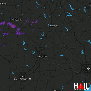 Hail Map San Saba, TX 05-20-2017