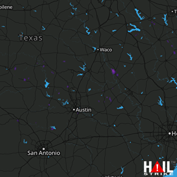 Hail Map KILLEEN 05-28-2017