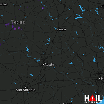 Hail Map Zephyr, TX 05-03-2018