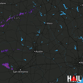 Hail Map Comanche, TX 05-04-2018