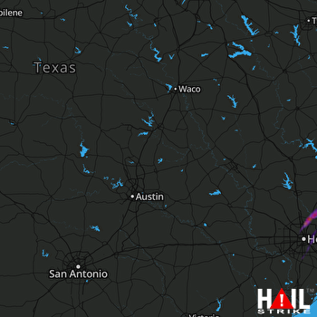Hail Map Humble, TX 05-27-2018