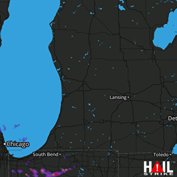 Hail Map Valparaiso, IN 05-24-2020